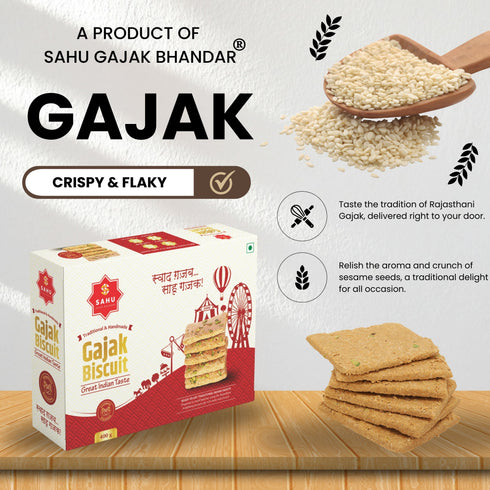 Sahu Gajak Bhandar Khasta Gajak Biscuits