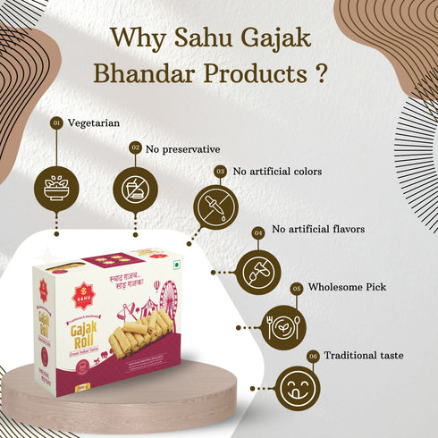 Sahu Gajak Bhandar Gajak Roll