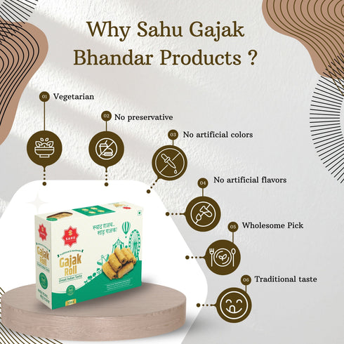 Sahu Gajak Bhandar Gajak Roll