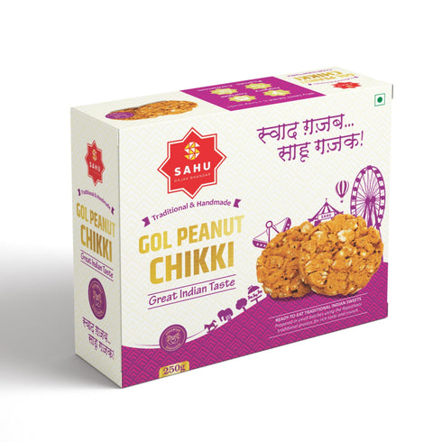 Sahu Gajak Bhandar Peanut Roasted Gol Chikki