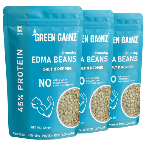 Green Gainz Edamame Salt n Pepper (Pack of 3)