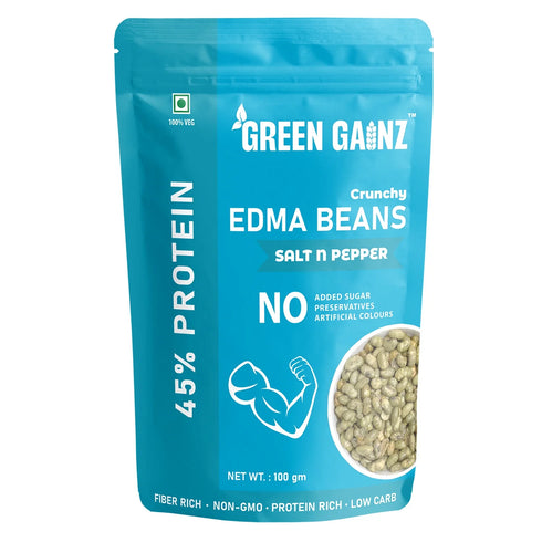 Green Gainz Edamame Salt n Pepper Flavour
