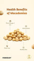Pureheart Salted Macadamia Halves Premium Roasted Australian Split Macadamia Nuts