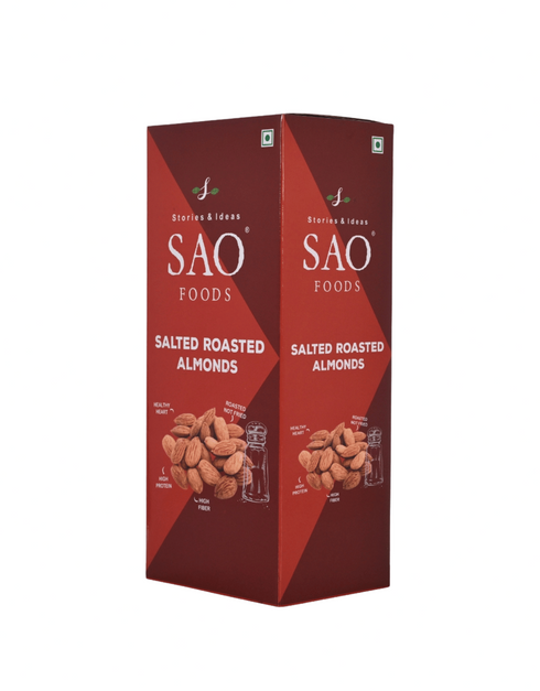SAO Foods Salted & Roasted Almonds Refill Pack