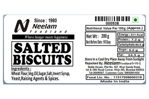Neelam Foodland Salted Biscuits