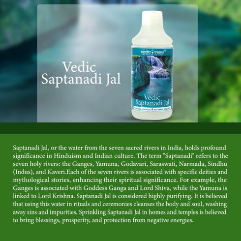 Vedicvaani Saptanadi jal (Water from 7 rivers)