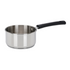 Vinod DONIV Stainless Steel Sandwich Bottom Solitaire Sauce Pan with Glass Lid Induction Friendly Capacity 1.1 Ltr 14cm