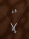 Zeraki Jewels Savi Silver Necklace Set