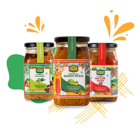 THE LITTLE FARM CO Savoury Pickle Combo