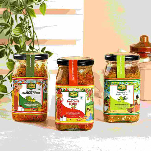 THE LITTLE FARM CO Savoury Pickle Combo