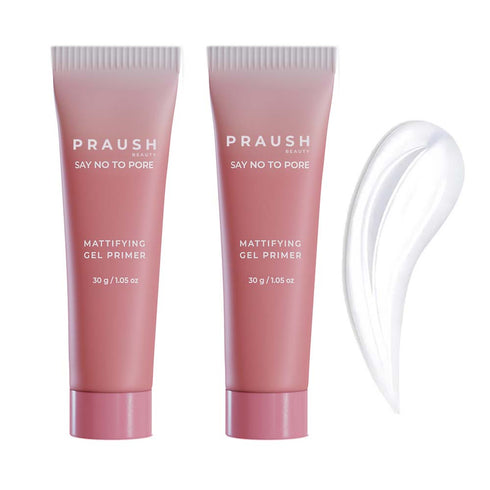 Praush Say No Pore Mattifying & Skin Perfecting Gel Primer Pack of 2