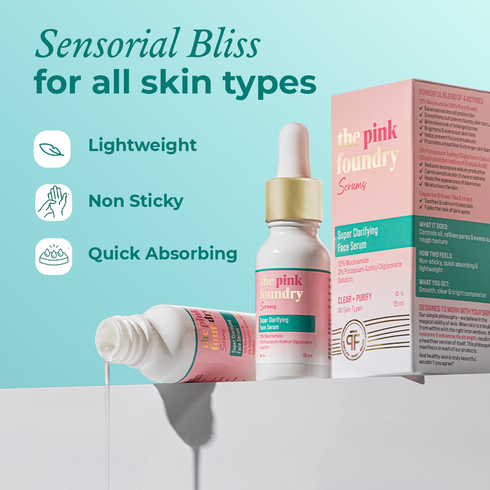 The Pink Foundry Mini Super Clarifying 12% Niacinamide Face Serum
