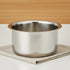 Vinod Claro Heavy Gauge Stainless Steel Tope Plain 1.5 mm Capacity 6300 ml