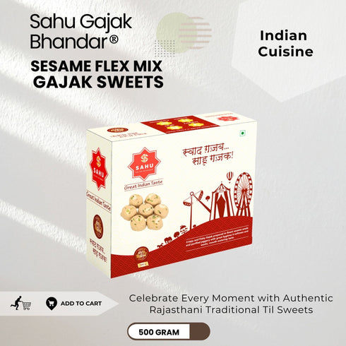 Sahu Gajak Bhandar Sesame Flex Mix Gajak Sweets