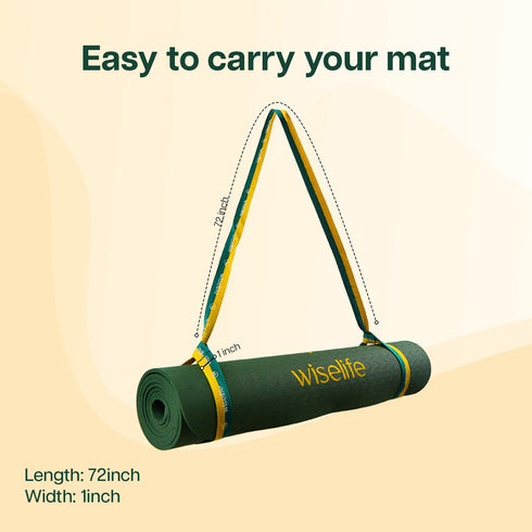 Wiselife Yoga Mat Strap Combo