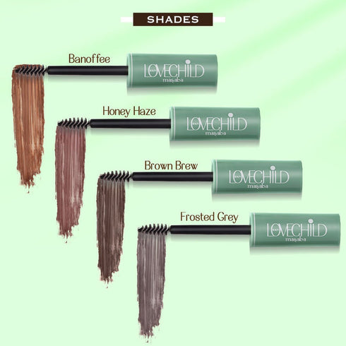 LoveChild Brown Brew| Brow Me Points | Tinted Brow Gel Brown