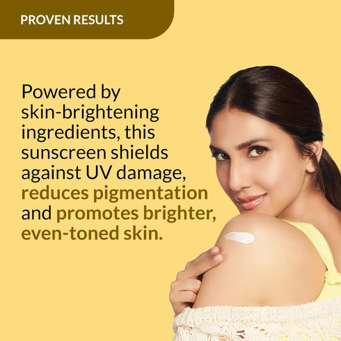 FixDerma Shadow Brightening Sunscreen Cream SPF 50+ | Best Sunscreen for Dry Skin that Brightens & Protects