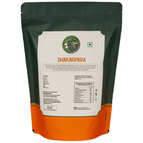 GirOrganic Crunchy Sharkarpara