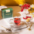 Vahdam Tea Shimmer Borosilicate Glass Double Walled Teacups