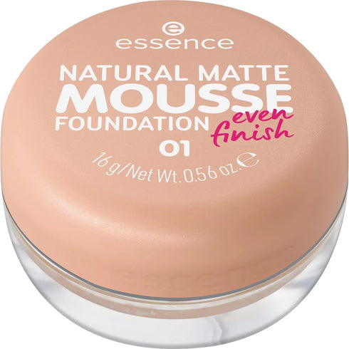 Essence Natural Matte Even Finish Mousse Foundation 16 g