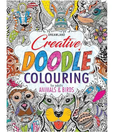 Creative Doodle Colouring Books