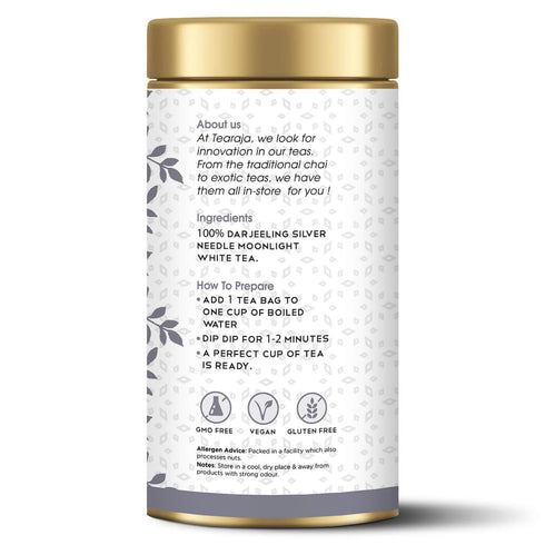 Tea Raja - Silver Needle Moonlight White Tea 30 Tea bags