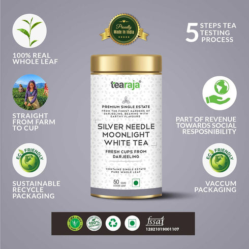 Tea Raja - Silver Needle Moonlight White Tea