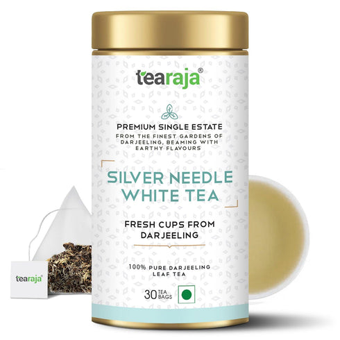 Tea Raja - Silver Needle White Tea 30 Tea Bags