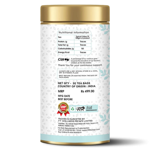 Tea Raja - Silver Needle White Tea 30 Tea Bags