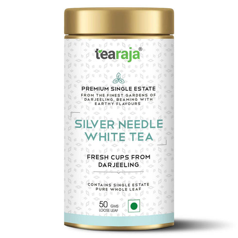 Tea Raja - Silver Needle White Tea - Free Tea Infuser