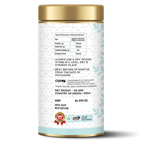 Tea Raja - Silver Needle White Tea - Free Tea Infuser