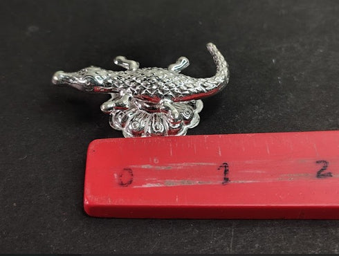 Pure Silver Crocodile for pooja 10gm - By Mahita Collections
