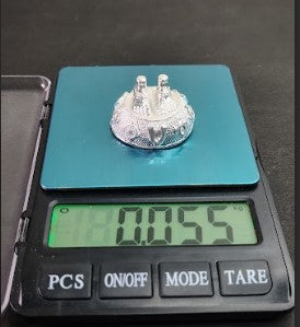 Pure Silver Srivari Padalu 55gm - By Mahita Collections