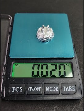 Pure Silver Srivari Padalu 20gm - By Mahita Collections