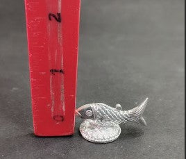 Pure Silver Fish Idol for pooja 23gm - By Mahita Collections