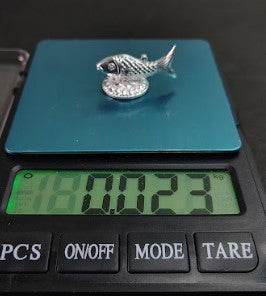 Pure Silver Fish Idol for pooja 23gm - By Mahita Collections