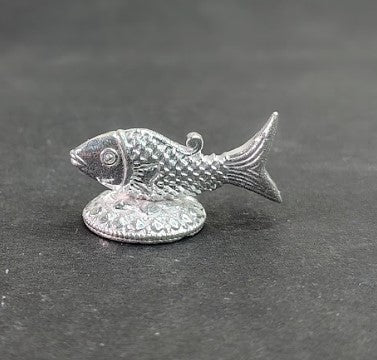 Pure Silver Fish Idol for pooja 13gm - By Mahita Collections