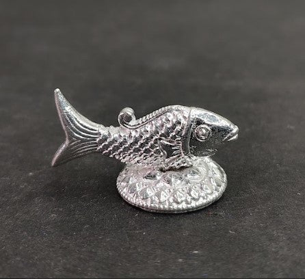 Pure Silver Fish Idol for pooja 10gm - By Mahita Collections