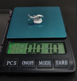 Pure Silver Fish Idol for pooja 10gm - By Mahita Collections