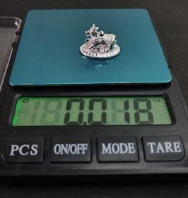 Pure Silver Nandi 18gm - By Mahita Collections