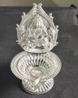 Pure Silver Kubhera Diya 43gm - By Mahita Collections
