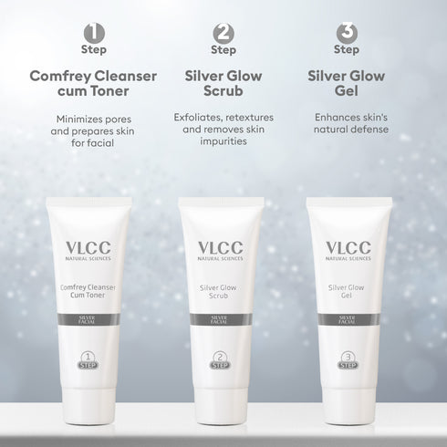 VLCC Silver Single Facial Kit,packet of 1 Kit