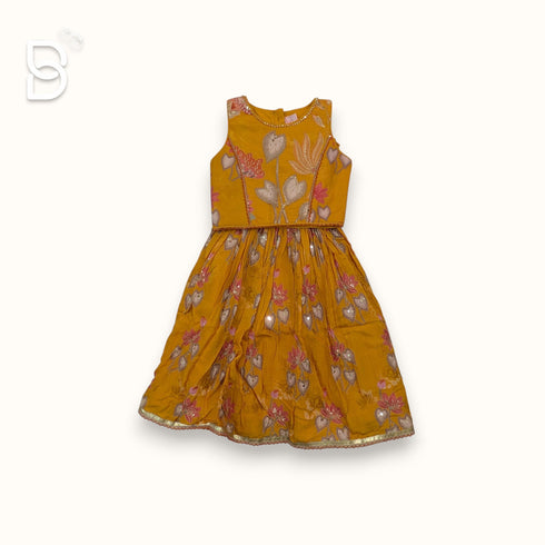 Bachpan kids wear Ghagra Chholi Yellow