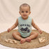 Bachpan kids wear New Born Sleeveless Tee-Mint Green