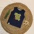 Bachpan kids wear New Born Sleeveless Graphic Tee — Rich Navy Blue