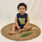 Bachpan kids wear New Born Sleeveless Graphic Tee — Rich Navy Blue