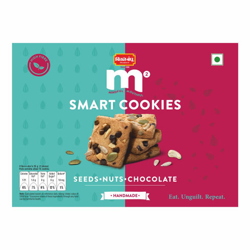 Chitale Bandhu Mithaiwale Smart Cookies Seeds-Nuts-Chocolate