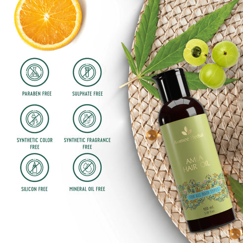 Avimee Herbal Amla Hair Oil For Grey Hair