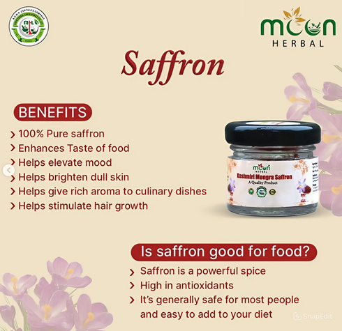 Moon Herbal Kashmiri Mongra Saffron