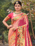 Deeva Sarees Orange Paithani Silk Saree